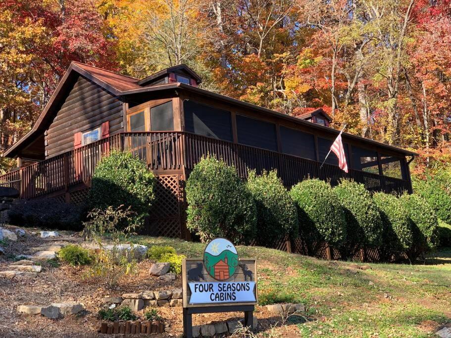 Walk to Lake Lure Chimney Rock from Autumn Splendor Cabin